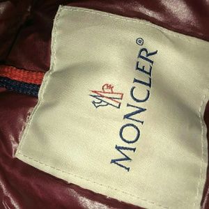This Is A Authentic Maroon Moncler Jacket